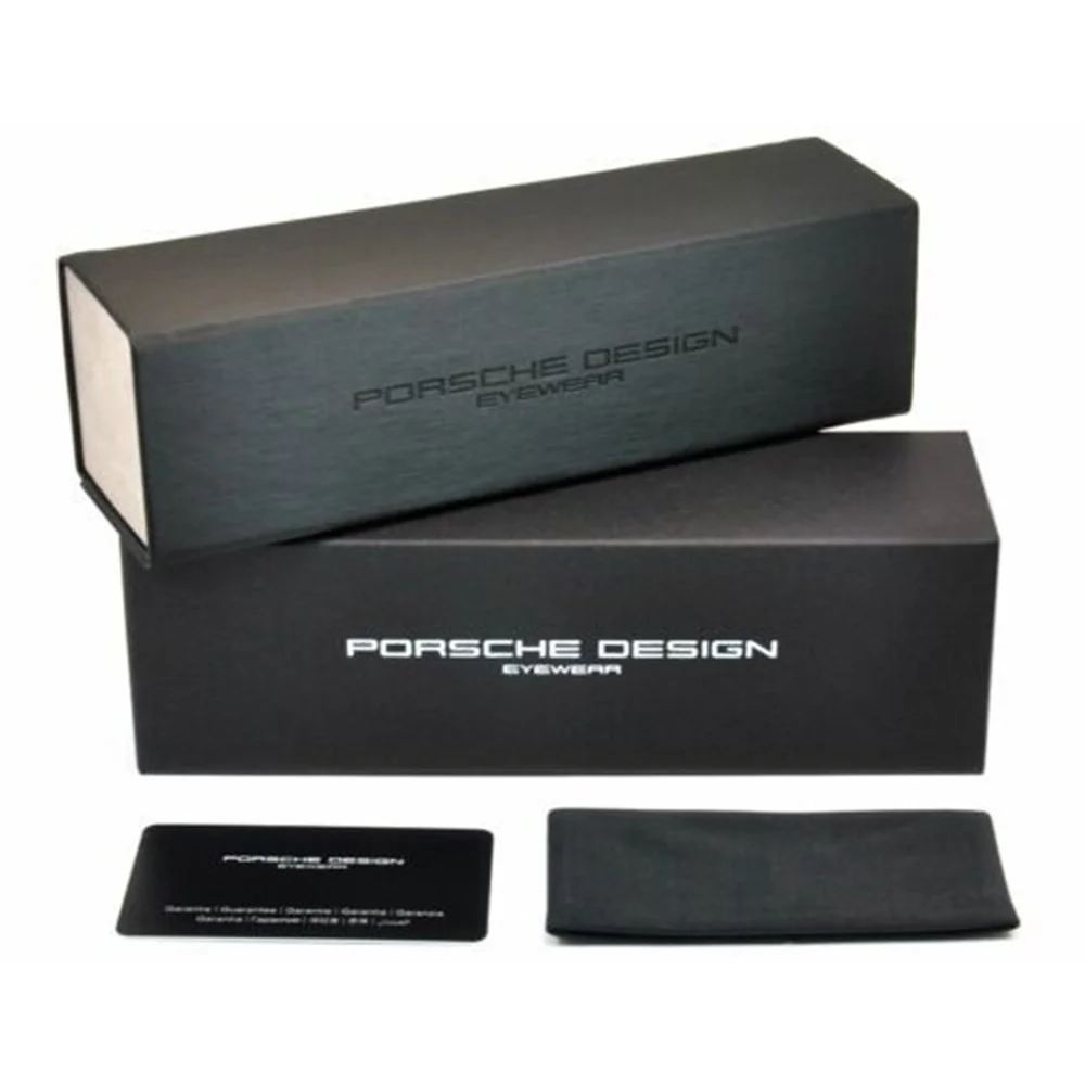 NWT PORSCHE P8250 A 53 Black Eyeglasses